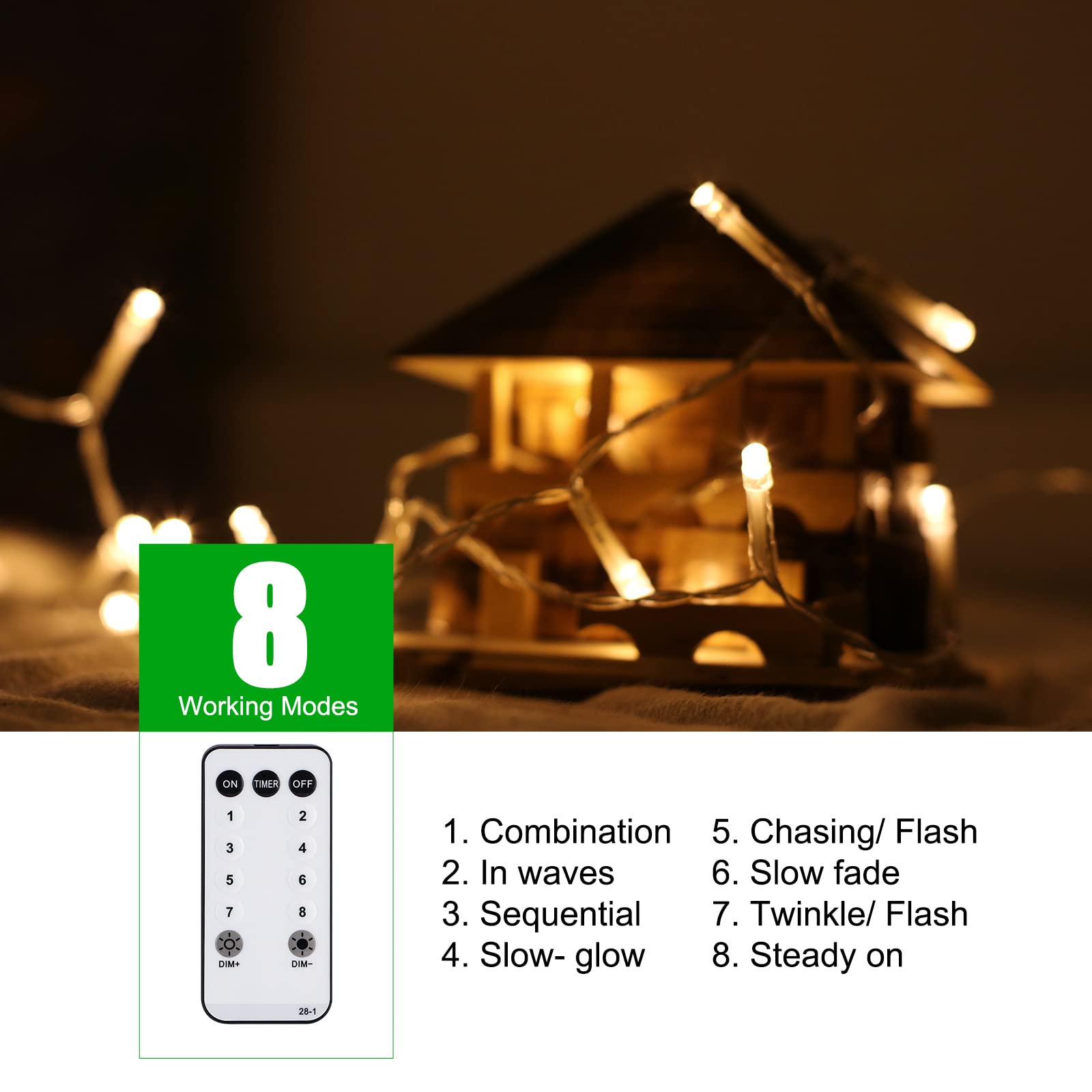 66 Feet / 138 Drops / 736 LED / Warm White