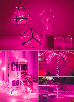 33 FT / 100 LED / Pink