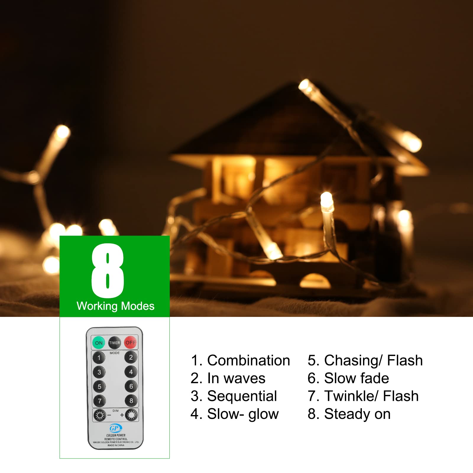 40 Feet / 81 Drops / 432 LED / Warm White