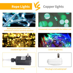 72 Feet / 220 LED / Multicolor / 4 Modes