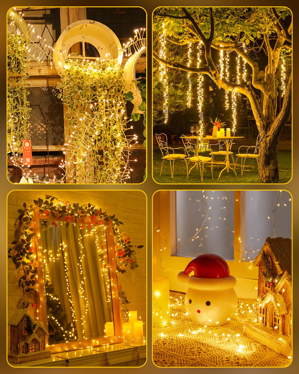 2 x 5 Feet / 60 LED / Warm White