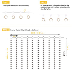 9.8 Feet / 300 LED / Warm White / USB