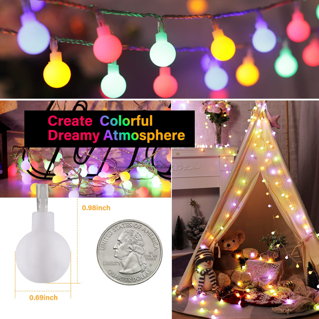 33 Feet / 100 LED / Multicolor / Adapter