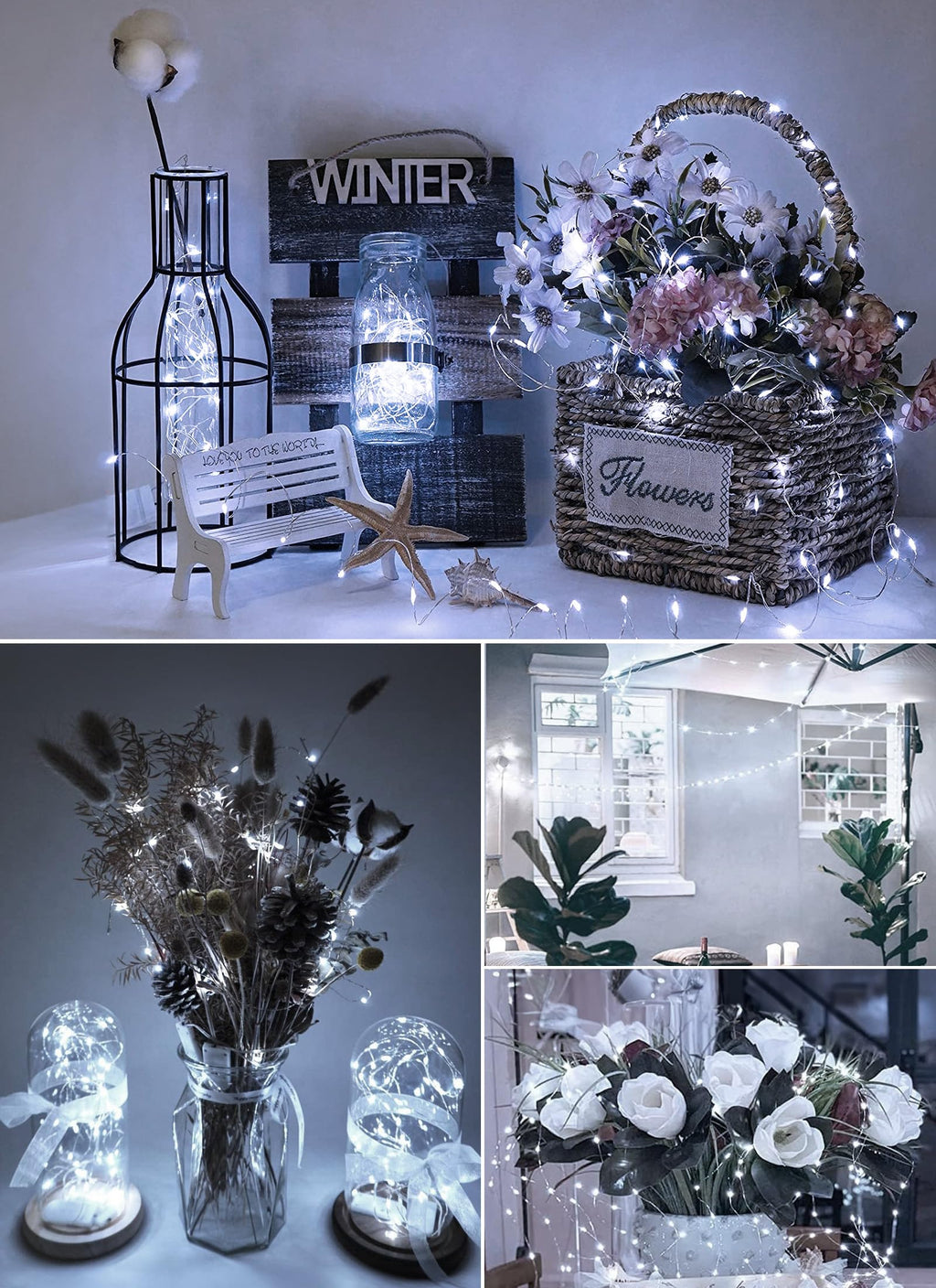 33 FT / 100 LED / Pure White