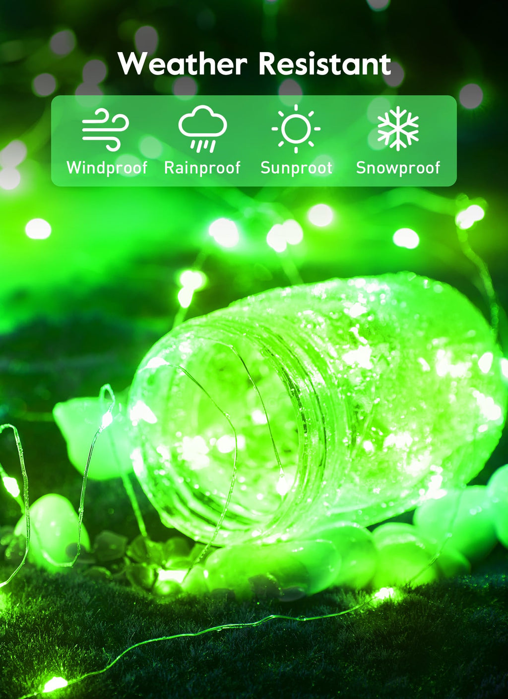 33 FT / 100 LED / Green