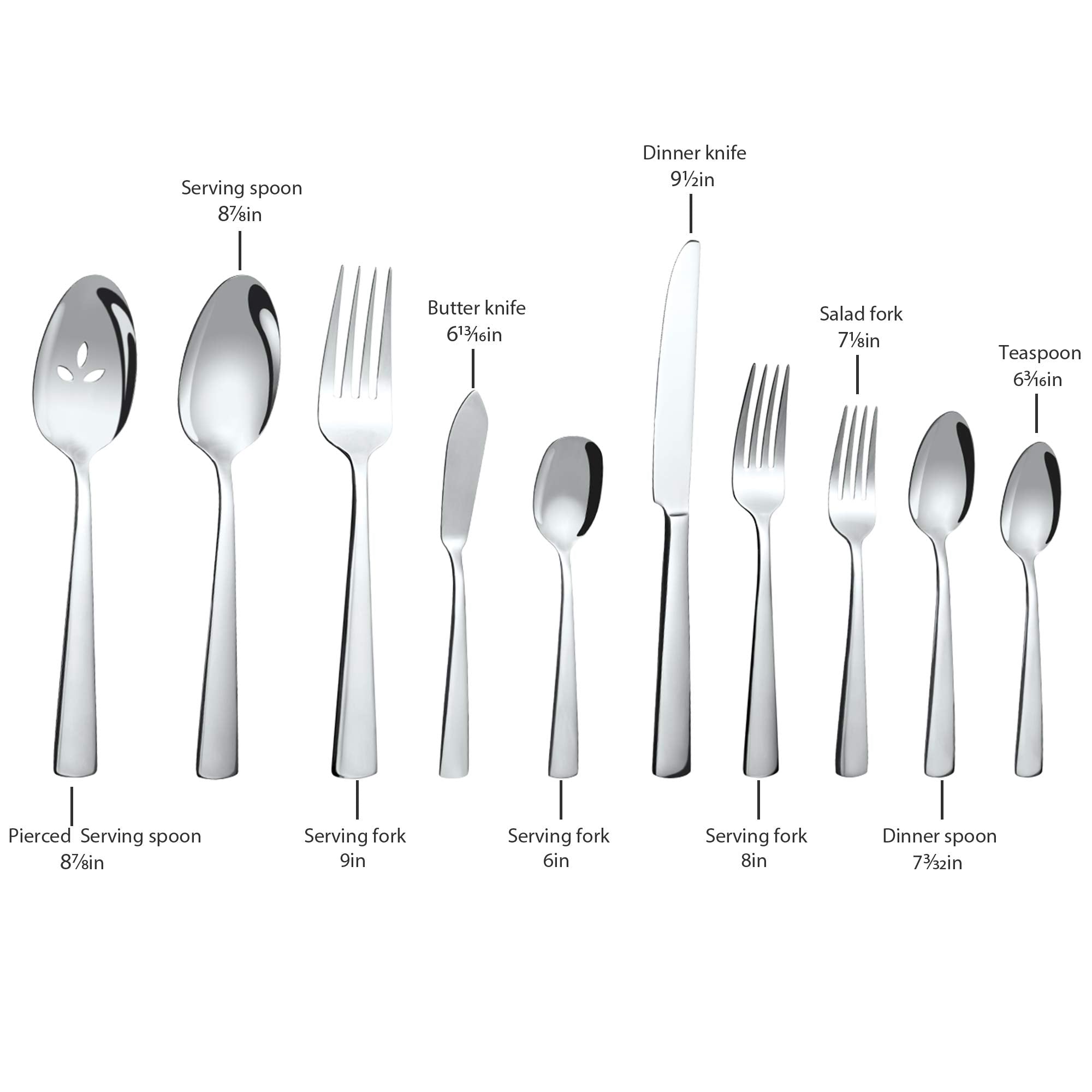 Silverware Flatware Stainless Steel Cutlery Set