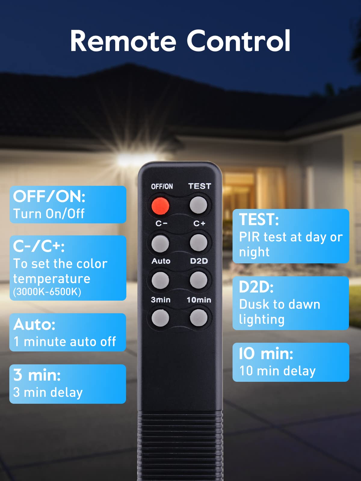 3-Head / White / Remote