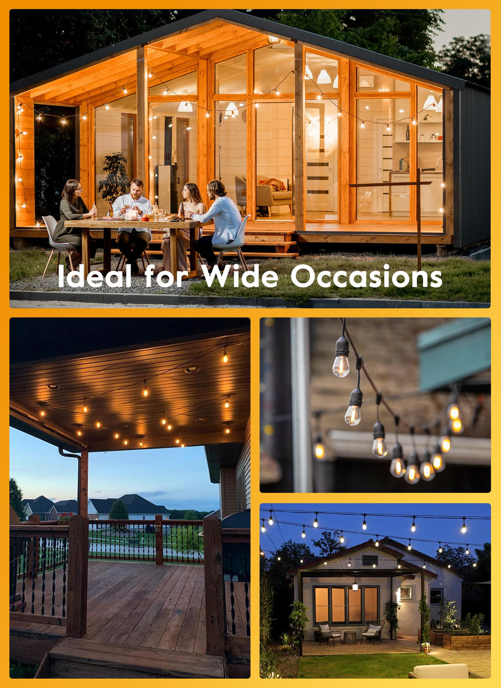 15 Count / LED Bulbs / Warm White