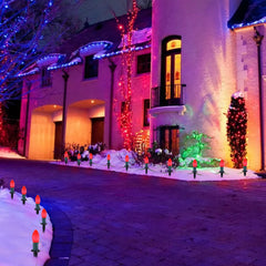 1 x 25.7 Feet / 20 ClearBulbs / Ceramic Red