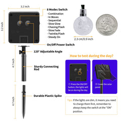 1 x 35 Feet / 60 LED / Crystal Globe / Blue