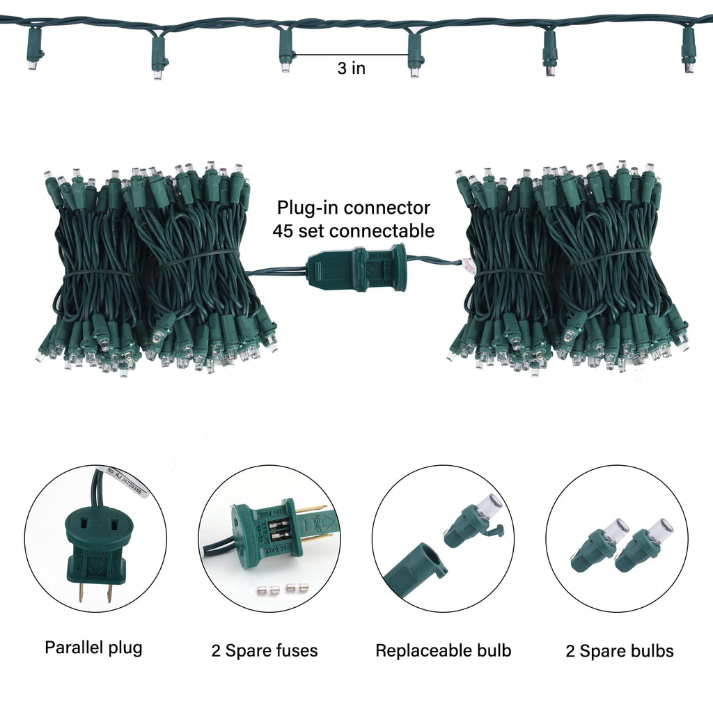 25 Feet / 100 LED / Warm White