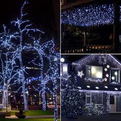 98 Feet / 300 LED / Pure White / Green Wire