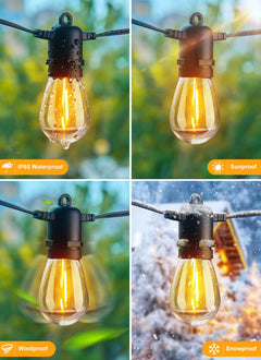 S14 LED Bulb String Lights, E17 Sockets