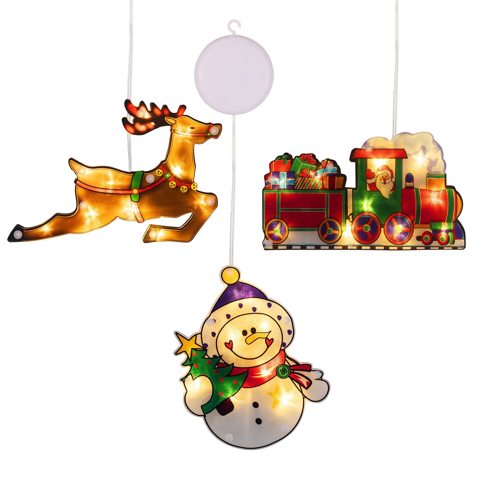 Reindeer / Snowman / Gifts Train
