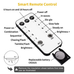 66 Feet / 200 LED / Warm White / Adapter