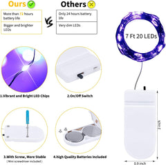 24 x 7 Feet / 20 LED / Purple