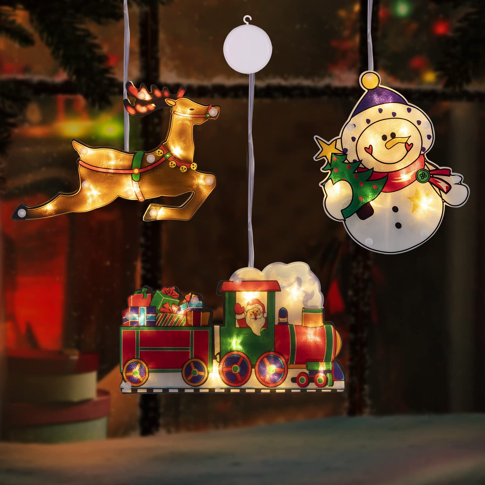 Reindeer / Snowman / Gifts Train