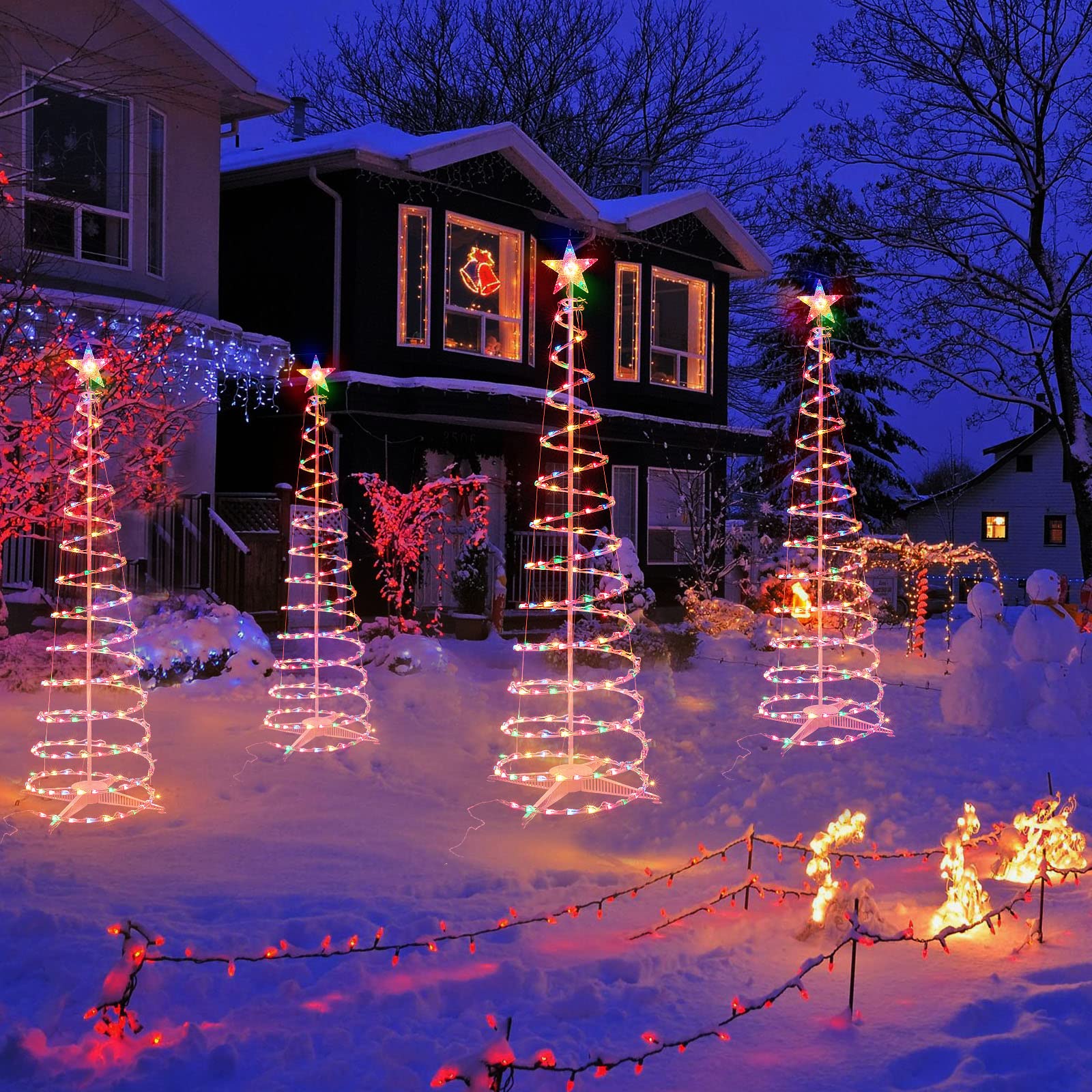 6 Feet / 200 Bulbs / Multicolor